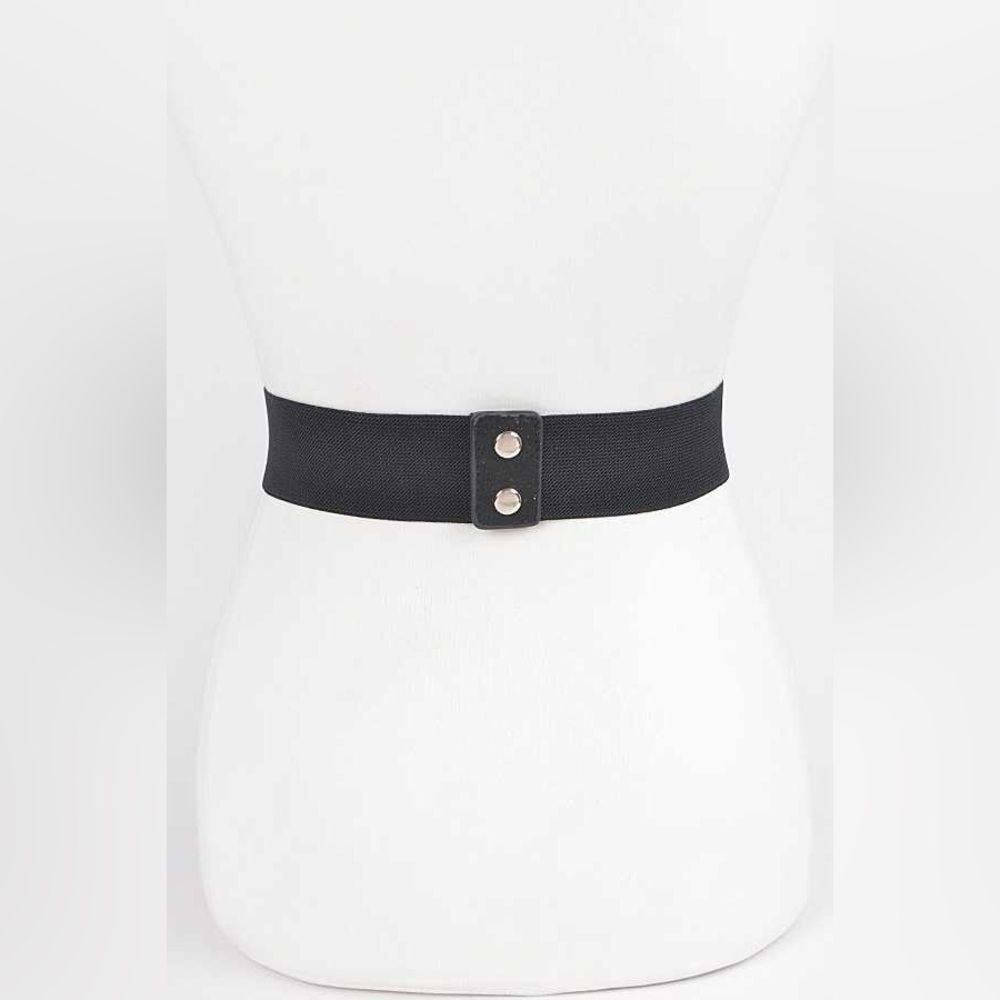Hematite Rhinestone Corset Waist Statement Belt - Picture 9 of 9
